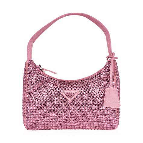 prada re edition 2000 pink crystal